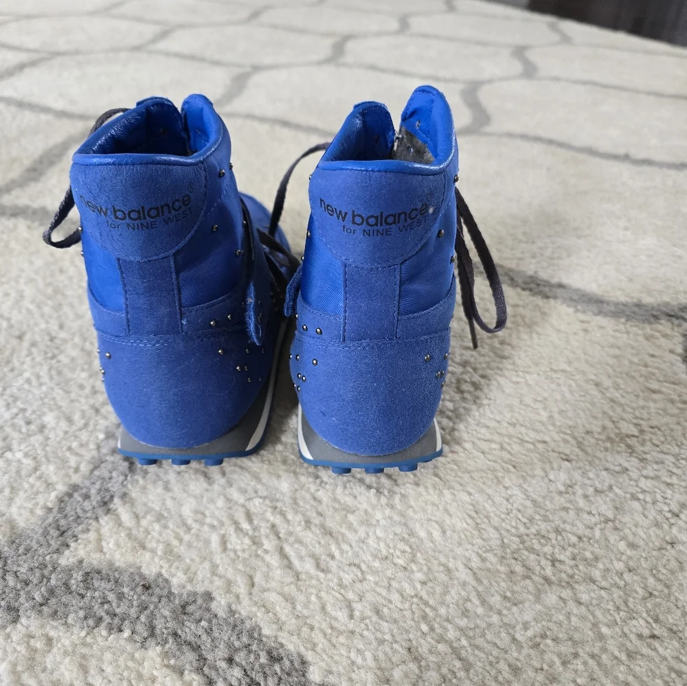 New Balance For Nine West Blue Boxing Sneakers 7.5